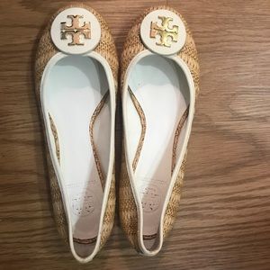 Tory Burch Reva flats size 8, only worn twice